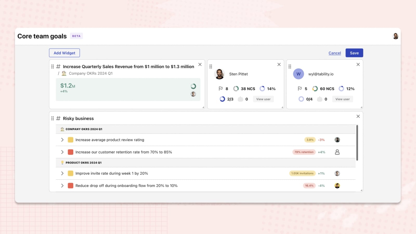 We're done. How about you build your own OKR dashboard?